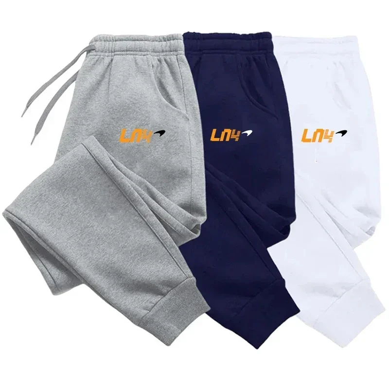 

New Autumn Lando Norris 4 Jogging Pants Men Clothing Men's Tracksuit Sweatpants Jogger Men Brushed Gym Women's Winter Trousers