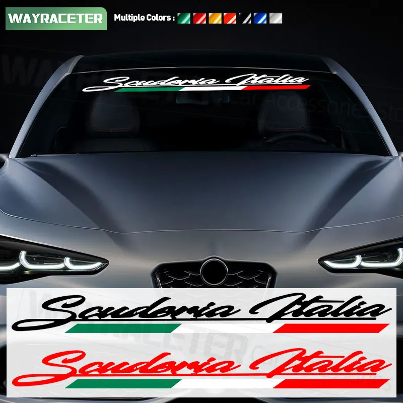 

Оконная наклейка на лобовое стекло Scuderia Italia для Alfa Romeo Stelvio Giulia Tonale 159 156 Giulietta 147 Mito F1