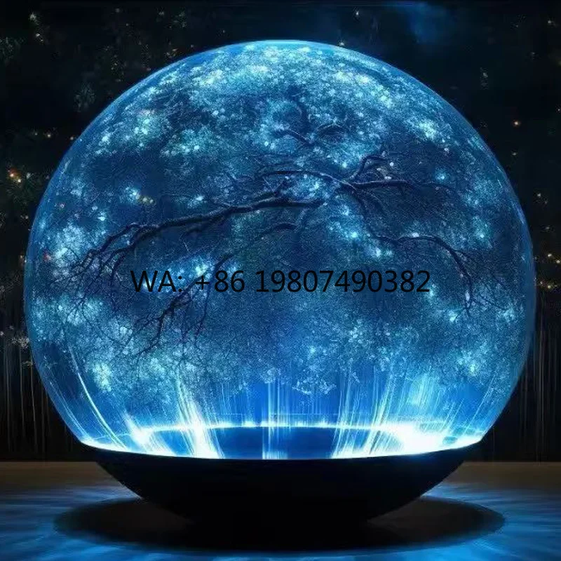 

1m Diameter P2.5 HD Spherical Globe LED Screen Durable Indoor Museum Media Commercial Advertising Display