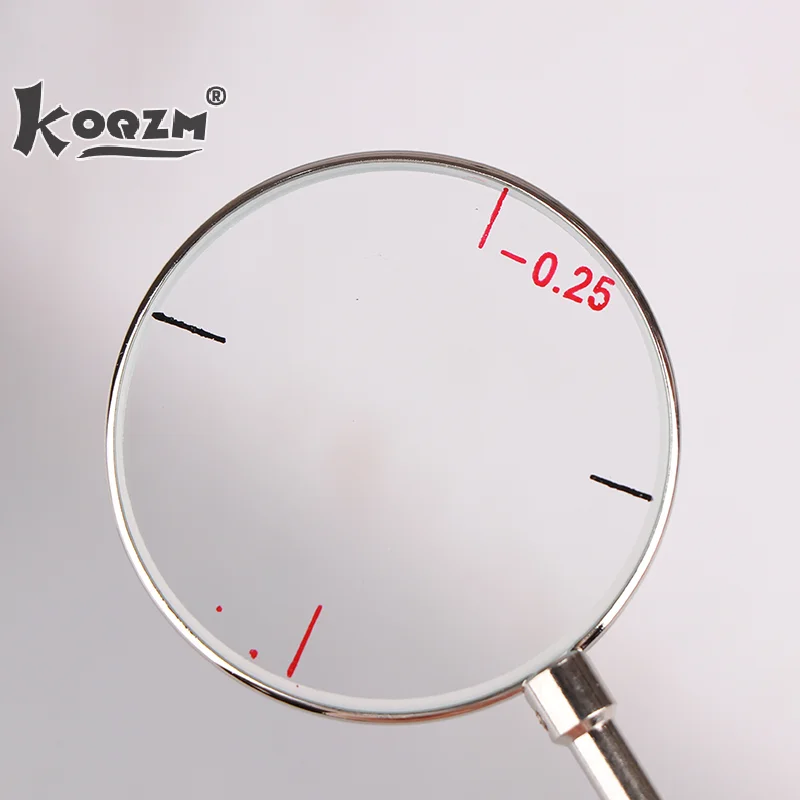 

0.25 / 0.50 Round Optical Cross Cylinder Lens Tool Optical Instruments Ophthalmic Lens Portable Cylinder Diopters