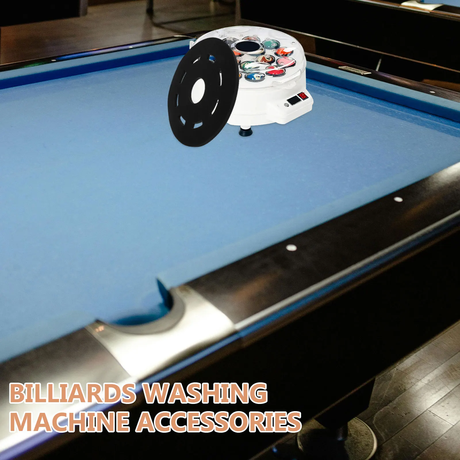 

Ball Washer Sponge Pad Billiard Cleaner Cleaning and Polishing Automatic Machine Pads Pool Polisher Accessories Washing