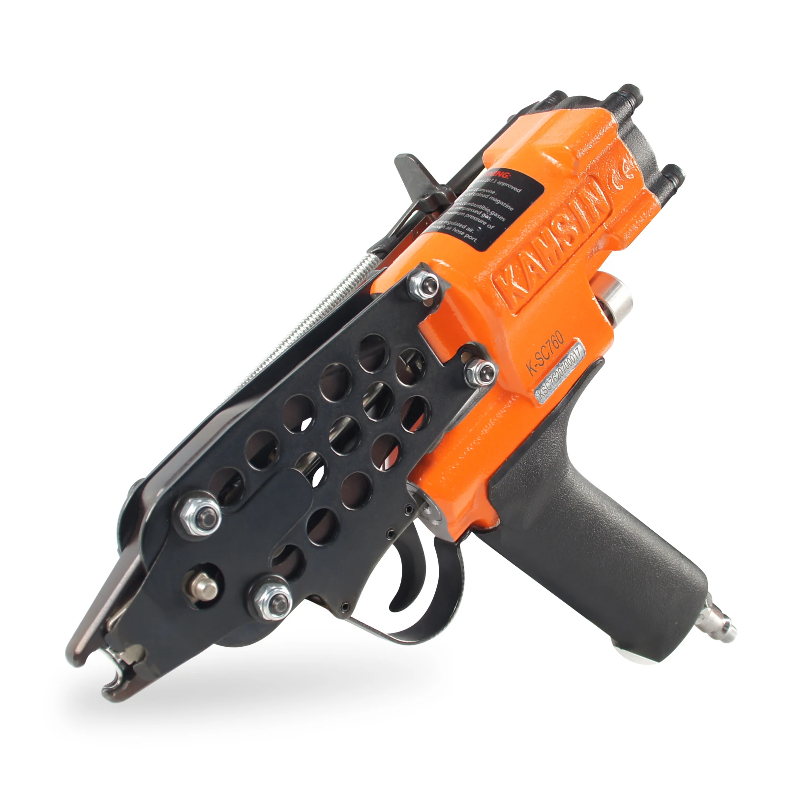 

SC760 16 Gauge Pneumatic Hog Ring Gun Kit 1/2-Inch Crown Air Power Hog Ring Pliers, 3.0-4.8mm Closure Diameter