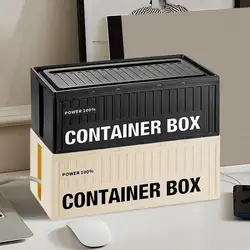 Unique Container Desktop Power Strip Storage Box Dustproof Socket Storage Box Home Wire Case Wire Management Cable Organizer