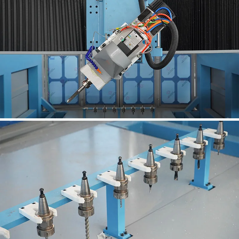 4 Axis 5 Axis Cnc Woodworking Engraving Machine High Z Axis Wood Router Foam EPS 1325 180 Degree