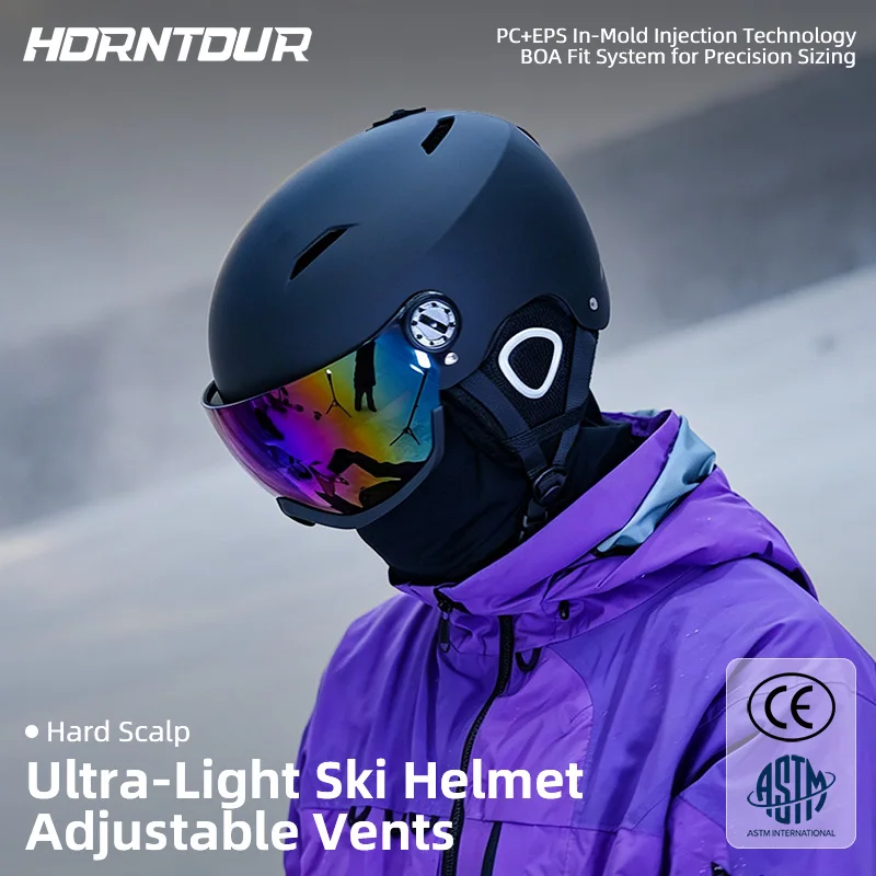 horntour-ski-helmet-men's-and-women's-snow-mirrors-integrated-adult-men's-and-women's-outdoor-warm-skiing-safety-equipment