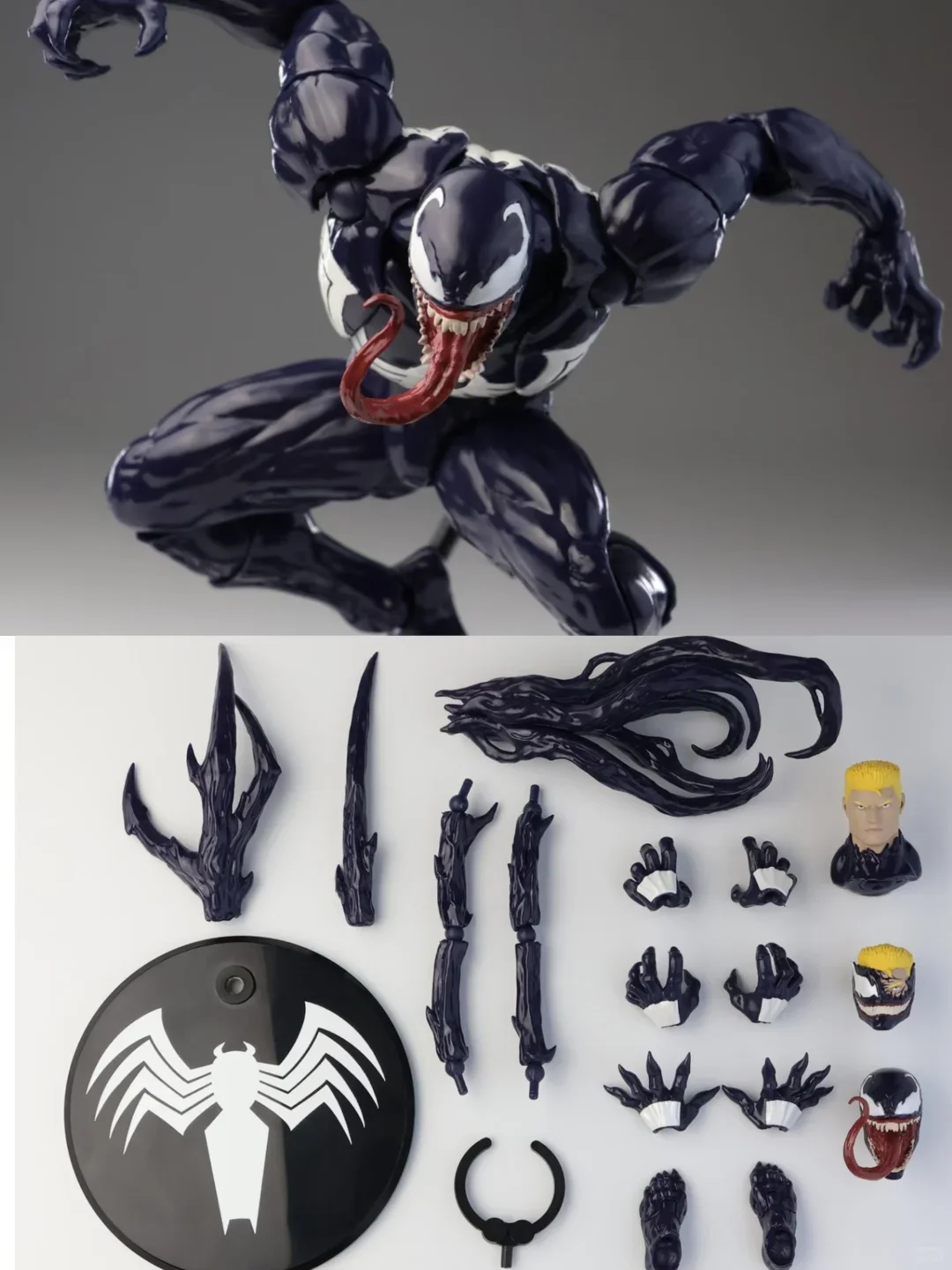 

Venom Action Figure Venom Suit Joint Movable Model Collectible Desktop Display For Adult Collectors