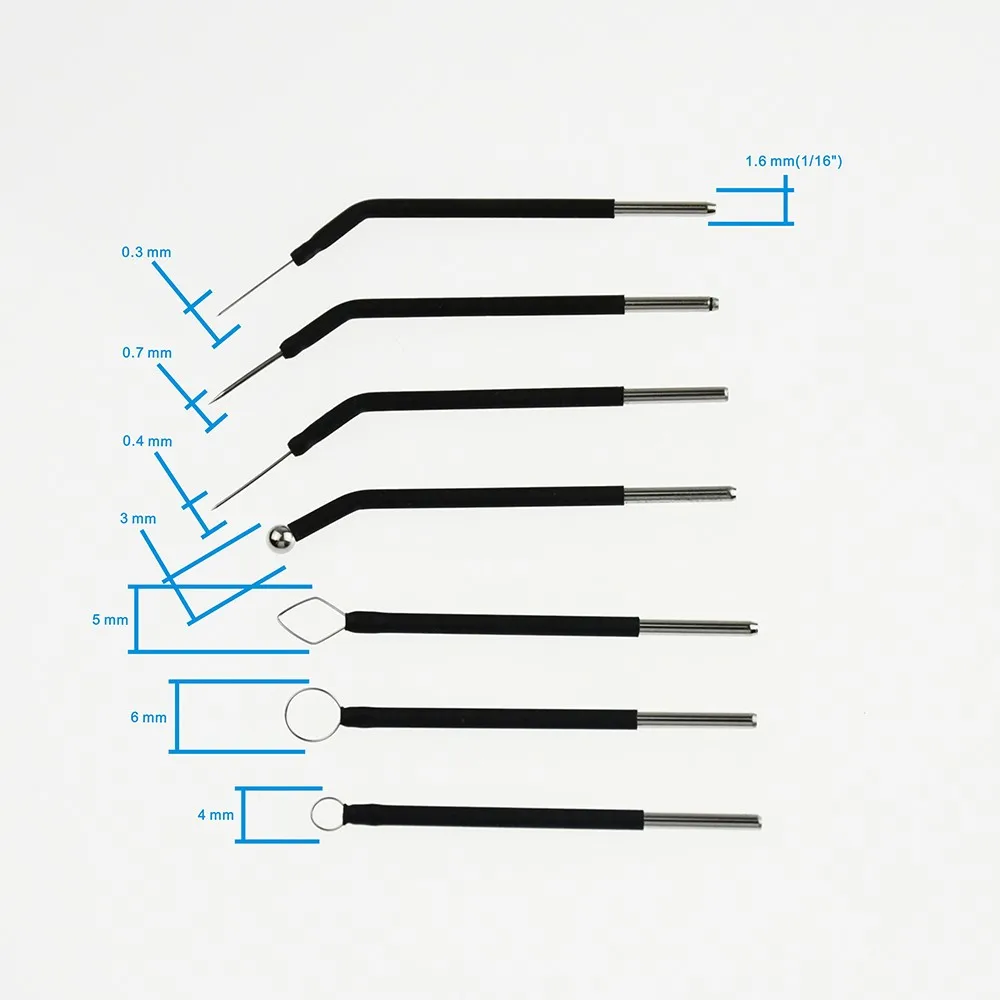 Wholesale 7PCS Set Dental Electrode ESU Pencil  Electrosurgery Unit Use for Dentists/Pet Therapy