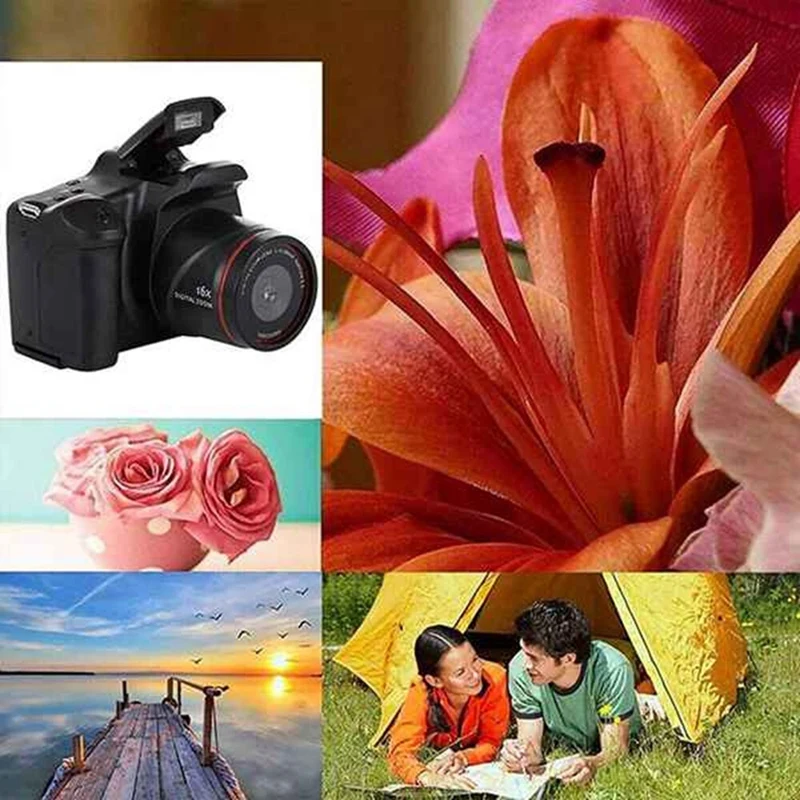 Digital Camera Vlog Camera Photography 16X Digital Zoom 1080P HD SLR Camera Anti-Shake Photo Cameras For Live Stream