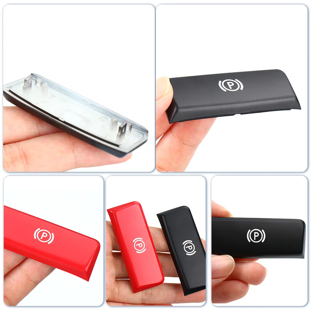 Car Parking Hand Brake Switch P Button Switch Key Cover Handbrake Knob Cap Replacement For Benz ML GL GLA SLK GLE A B class