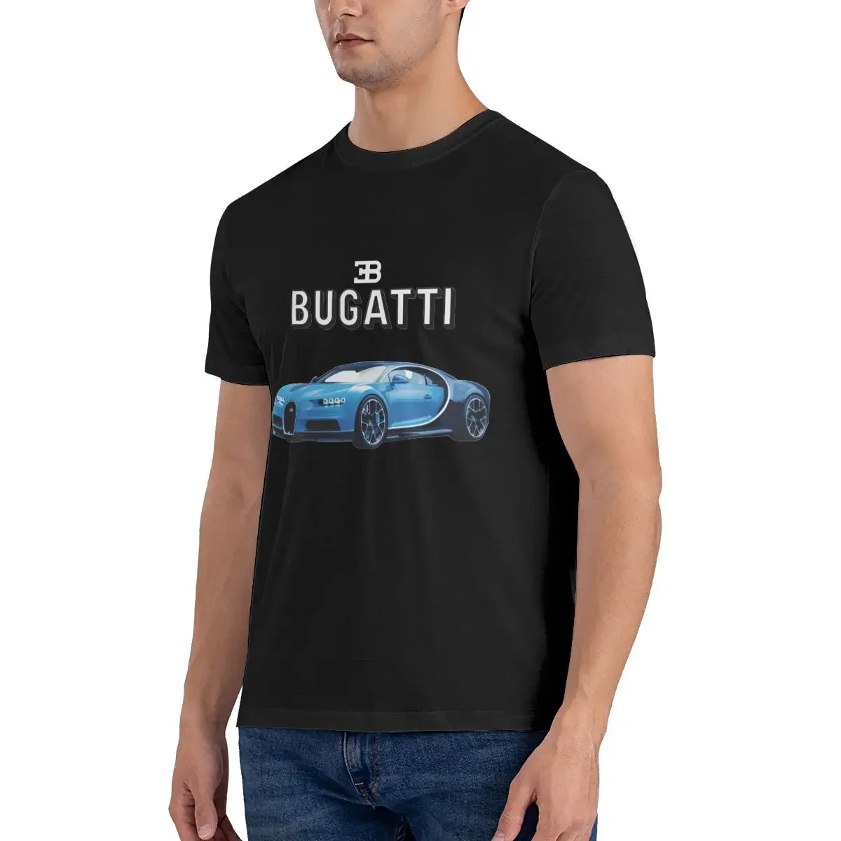 Bugatti Chiron,Car Poster T-shirt Tee Shirt Top Trend Natural All-Match