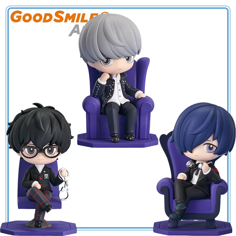 

【100%Authentic】GOOD SMILE ARTS Original Persona 4: The Golden Persona 5 The Royal Persona 3 Portable Shujinkou Qset+ Model Toy