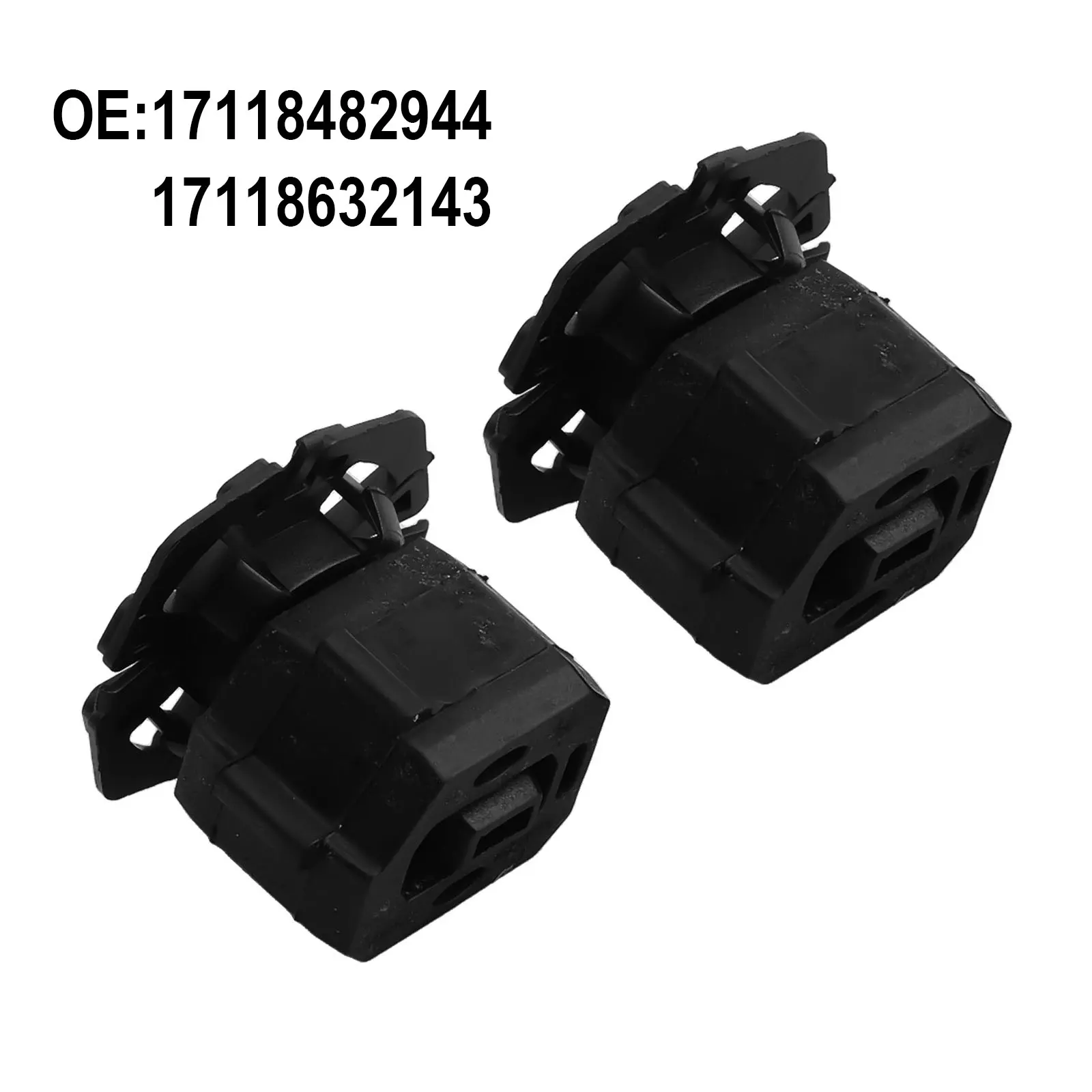 

Car Securing Clip Car Accessories 17118482944/17118632143 2SET ABS Black Easy Installation Fastening Element Clip