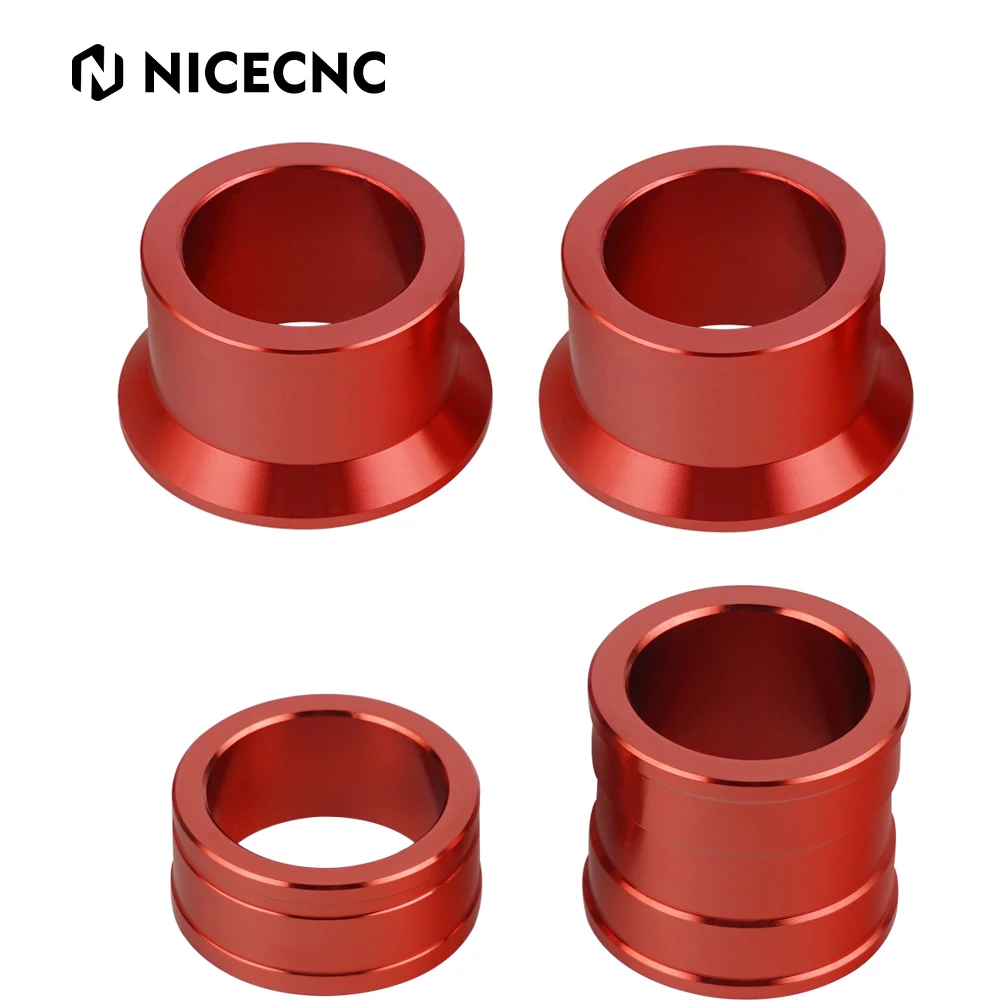 

NICECNC Motocross Aluminum Front Rear Wheel Hub Spacer For Honda CRF450R 2004-2020 CRF450RX X CR125R CR250R 2004-2020 CRF250R