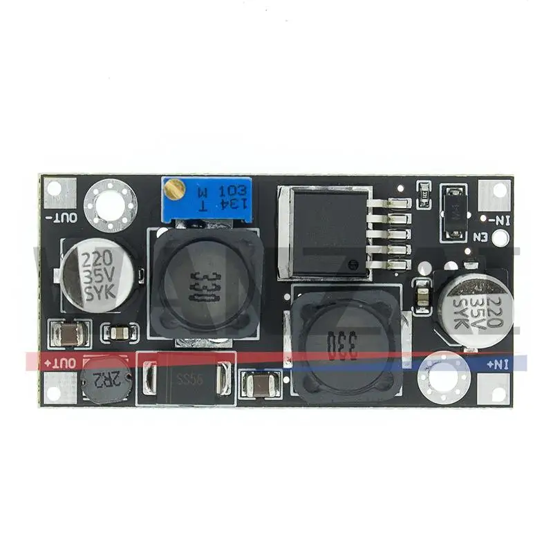 Automático Step-Up Step-Down Módulo de Alimentação, conversor ajustável, 20W, 5-32V para 1.3-35V, XL6009 Upgrade, XL6019