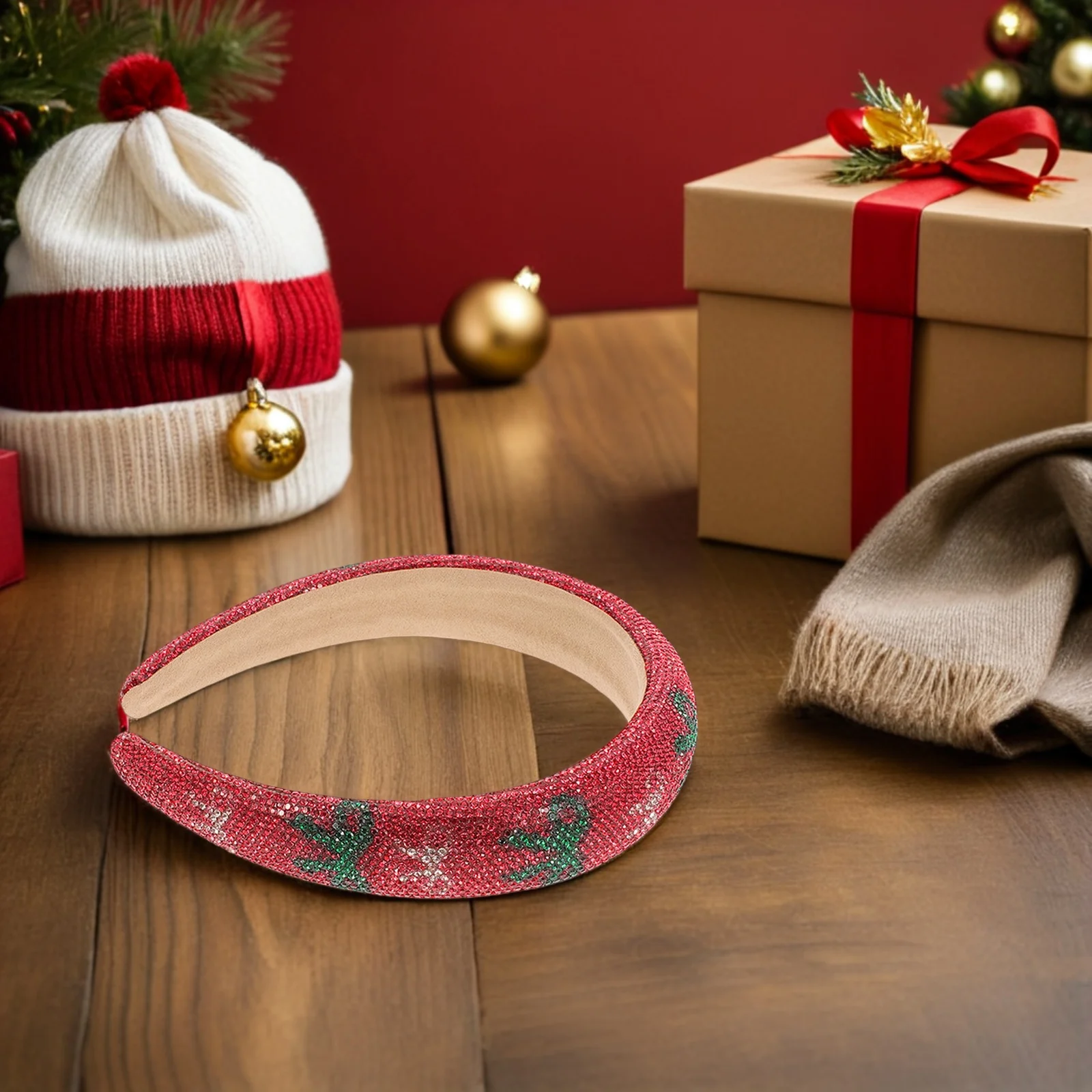 

Christmas Rhinestone Headband Crystal Headdress Hair Accessories Accessory Bride