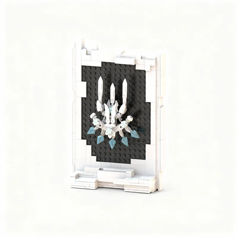 322pcs MOC NieR Automata YoRHa Crest Display Art Model Building Blocks Construction Toy Christmas Gifts DIY Creative Idea Brick