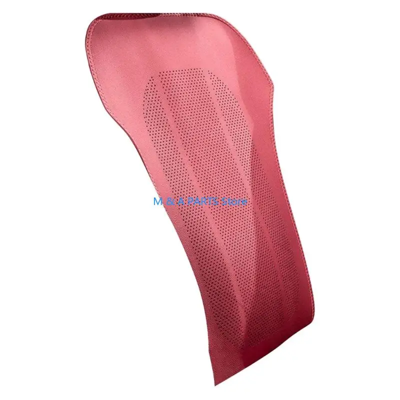 U1JF Perforated Leather Universal Car Backrest Back Cover Ventilation Car Back Cushion For Enhanced Breathability