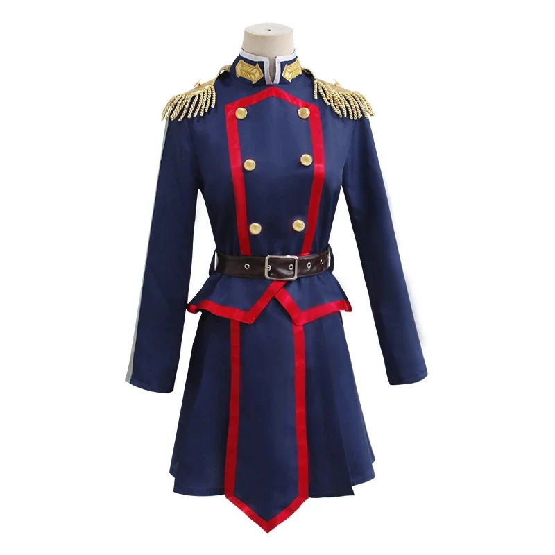 

Anime Mato Seihei No Slave Uzen Kyoka Yamashiroren Cosplay Costume Woman Uniform Skirt Suit Cape Party Halloween Cost gf;.9