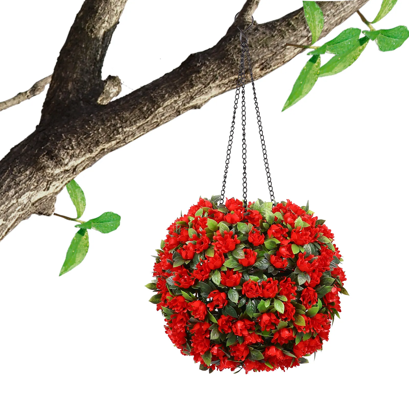 

Hanging Lamp Ball Colorful Solar Powered Lights Ornaments Garden Decoration Lawn