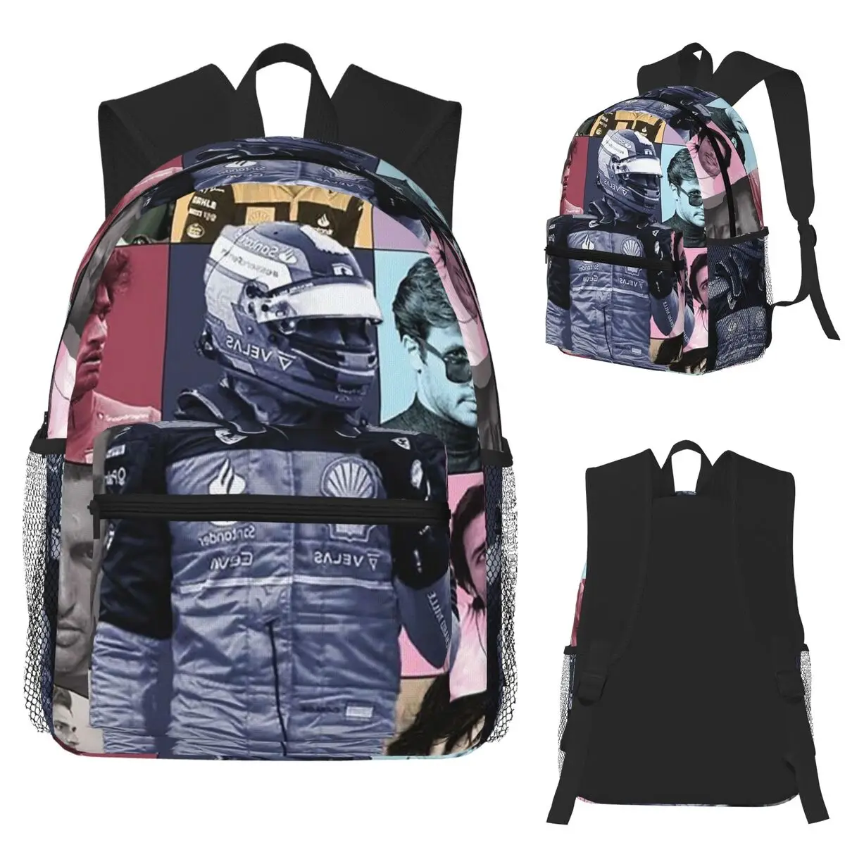 

Carlos Sainz Eras Tour 2024, студенческий рюкзак, школьная сумка, походный дорожный рюкзак для мальчиков и девочек, сумка для книг, сумки на плечо