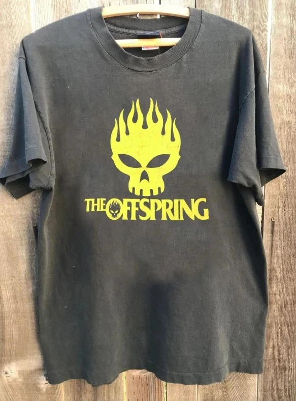 

Plus Size Summer Women's Vintage The Offspring T-Shirt Unisex Cotton Breathable Stylish Versatile Street Style Oversized