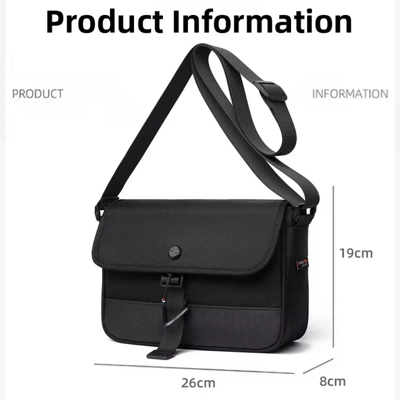 Men's Crossbody Bags Urban Minimalist Style Polyester Single Shoulder Sling Bag Casual Daily Fashionable Travel