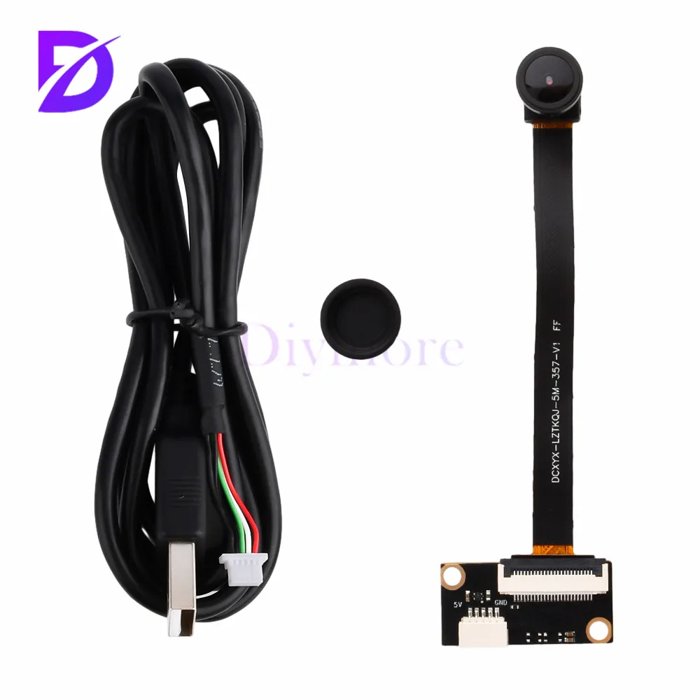 Módulo de câmera USB OV5640 5MP 2592x1944 Interface USB de alta definição tamanho pequeno Sensor sem driver para Raspberry Pi