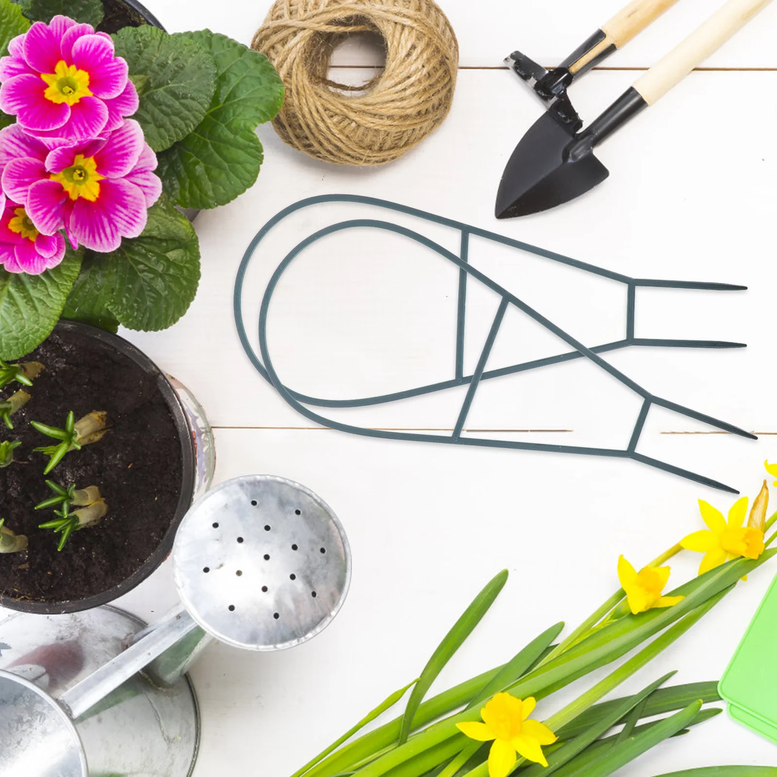 

Набор из 6 многоразовых опор для вьющихся растений: поддержка для цветов и лиан в горшках, для использования на улице и в помещении, садовые принадлежности