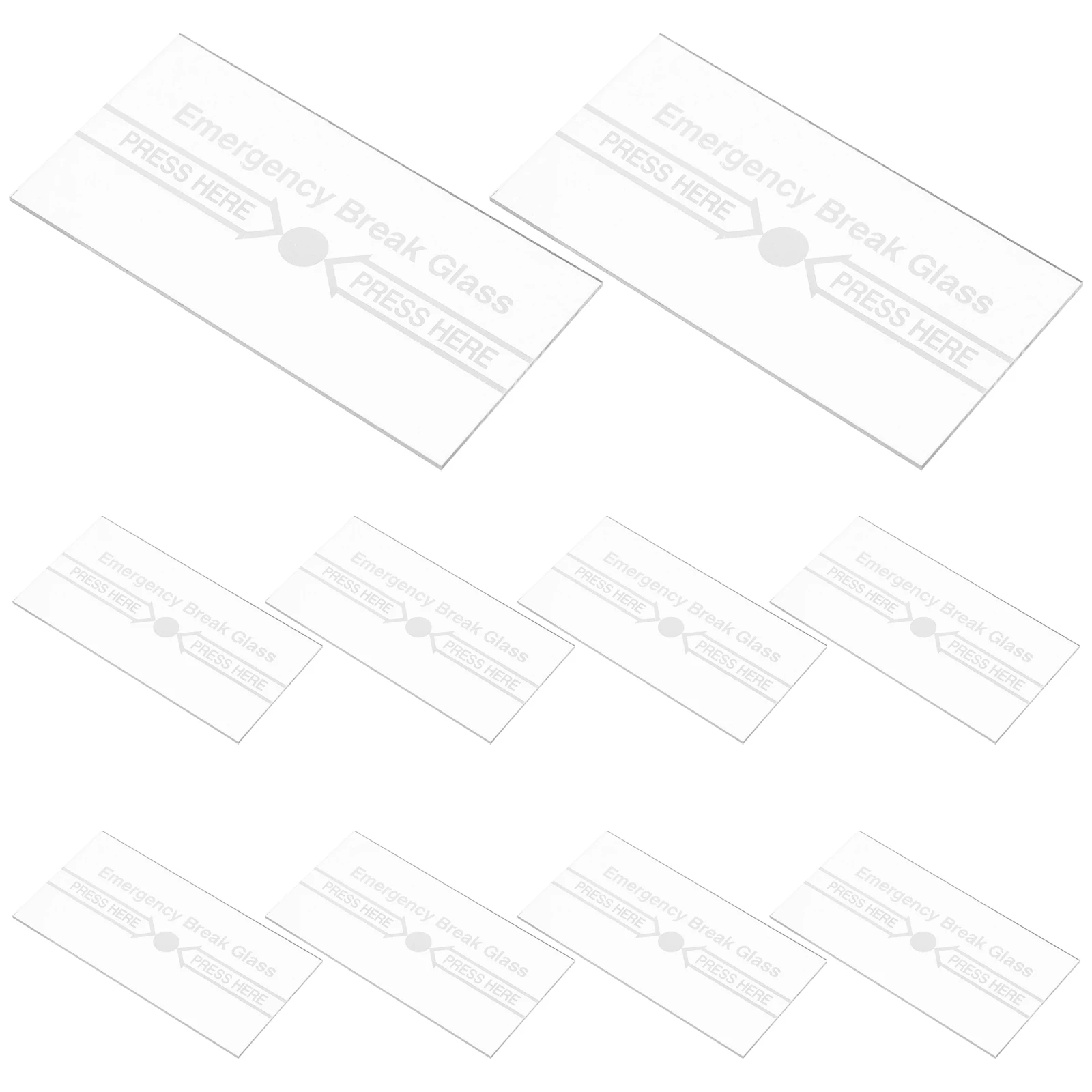 Fire Alarm Glass Break Sensor Cover Plate for Emergency Alarm System Repair Replacement Parts Safety Equipment