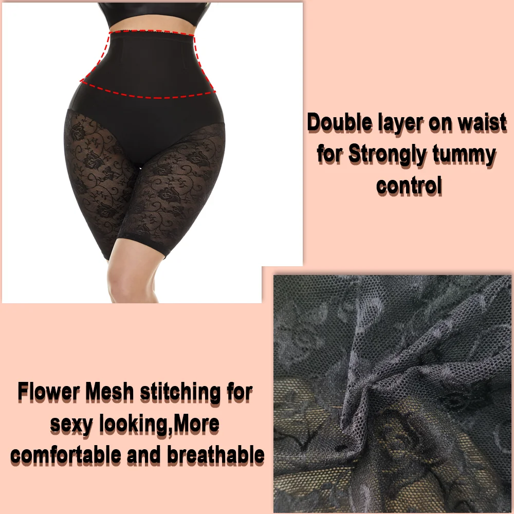 SEXYWG Shapewear WomenTummy Control Panties High Waist Trainer Shapewear Panties Seamless Body Shaper Shorts