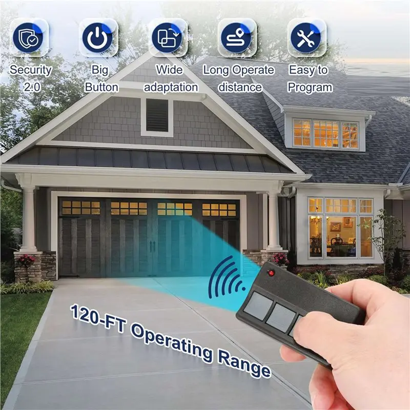 【NOUVELLE】 4X 371LM pour Chamberlain Liftmaster artisan ouvre-porte de Garage à distance 971LM 891LM 973LM 373LM 893MAX 893Lm