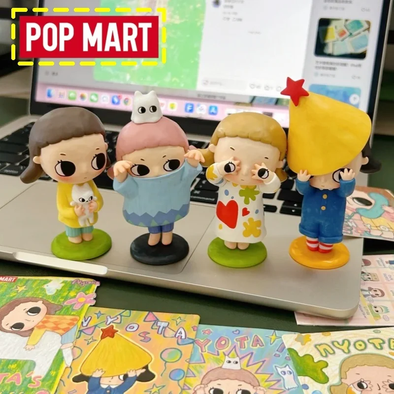 

Genuine Pop Mart Nyotas Fluffy Life Series Blind Box Cute Collectible Figure Desktop Decor Gift