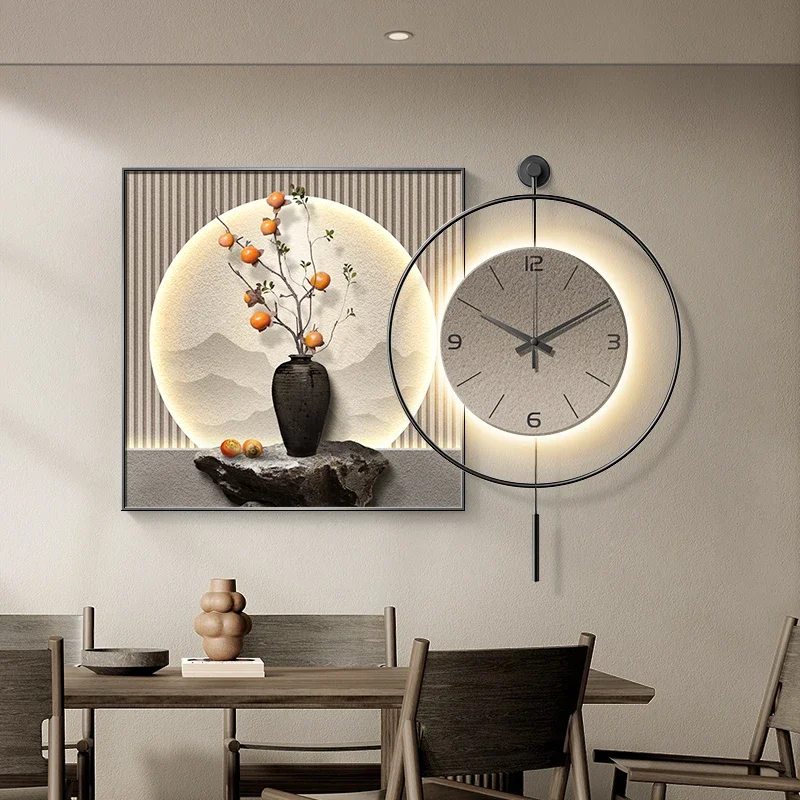 Charm Aesthetics Wall Clock Unique Design Novelty Living Room Design Wall Clock Luxury Bedroom Horloge Murale Home Decoration