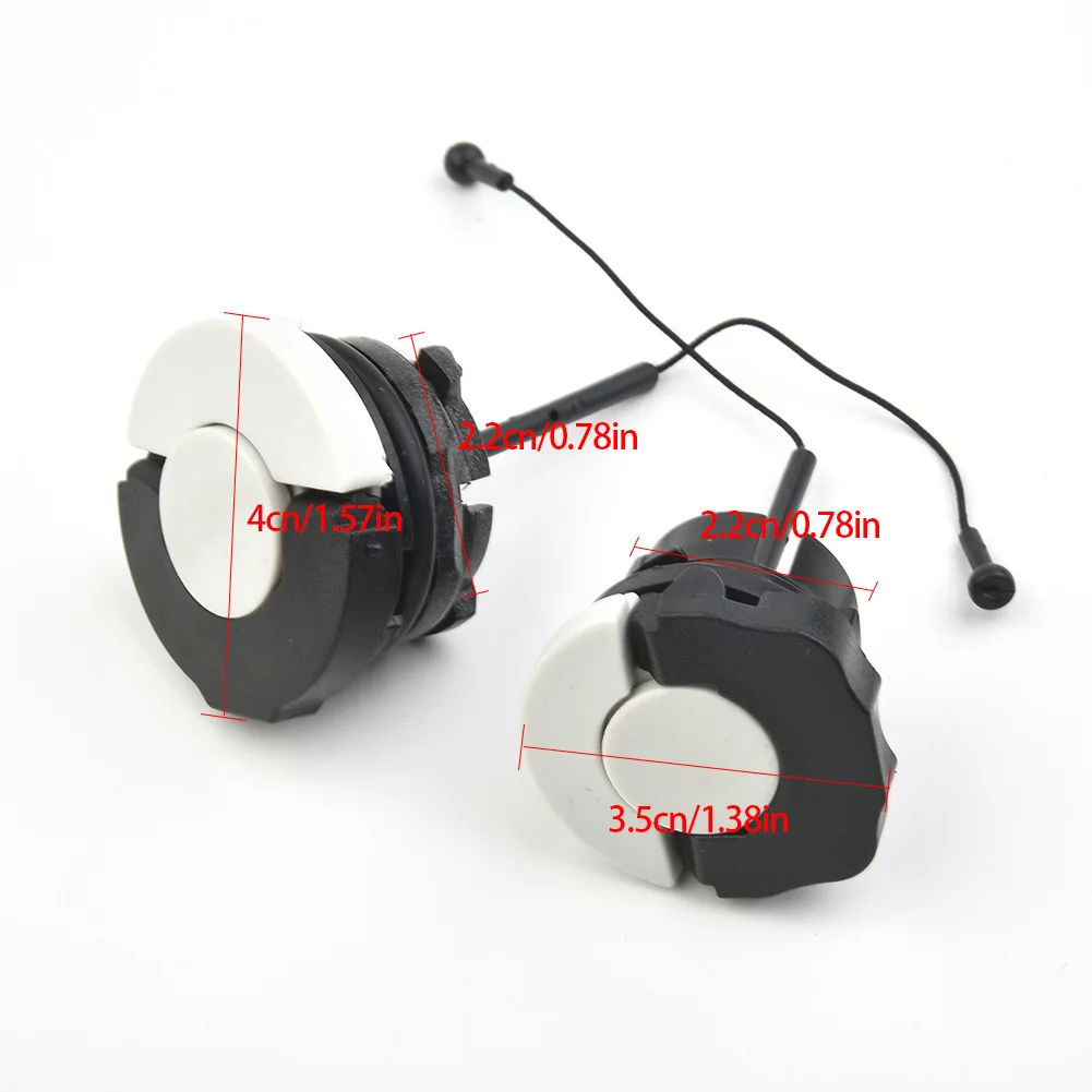 2pcs Fuel Oil Cap Kit Fit For STIHL MS171/181 MS200/210 MS230/240/250/260 MS360 MS211 MS192 MS192T Chainsaw Fuel Tank Cap