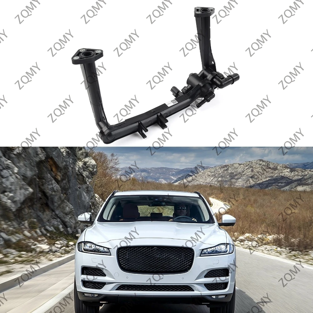 

Engine Cooling System Water Heater Pipe With Sensor For Land Rover LR4 Discovery 5 Range Rover Vogue/Sport For Jaguar F-Pace