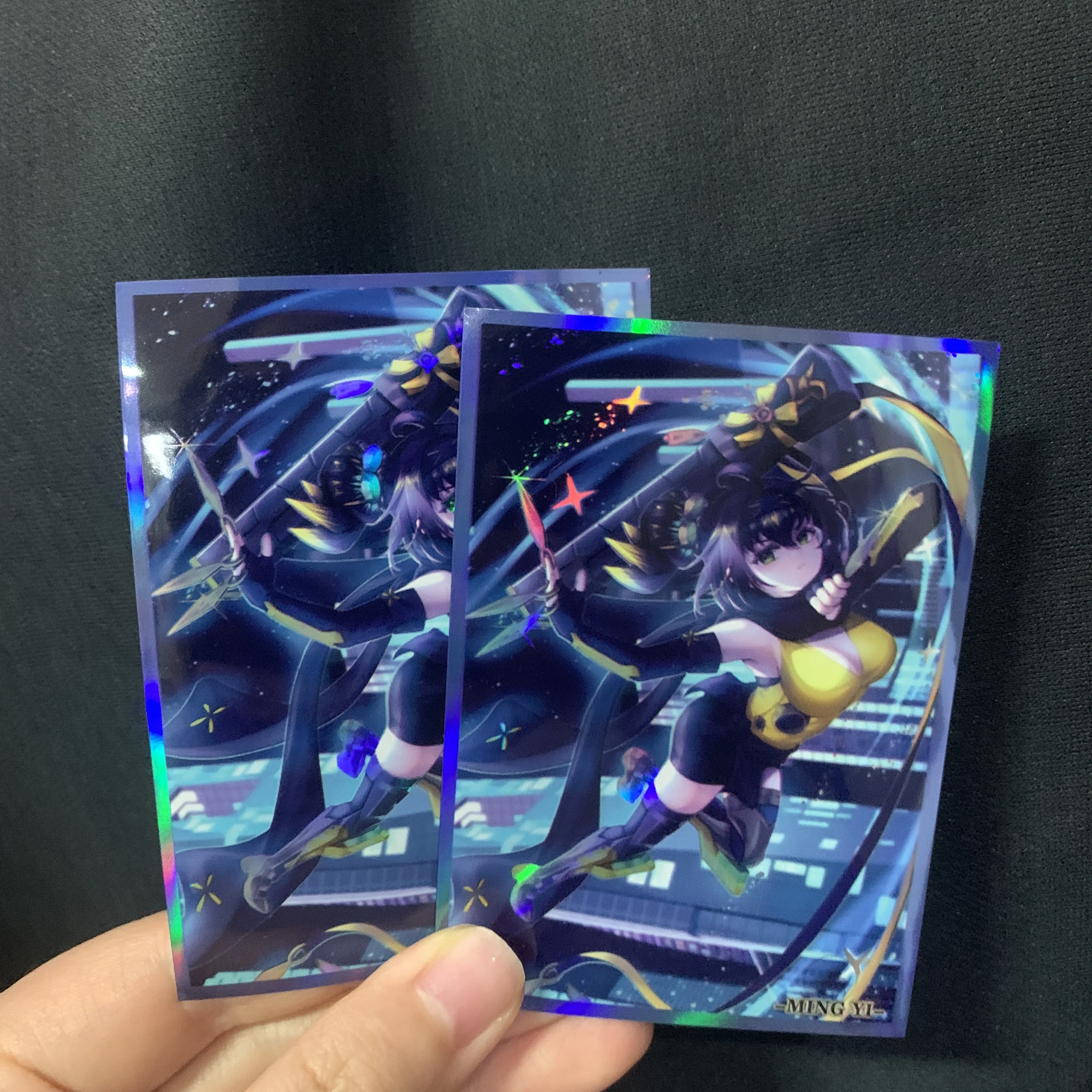 

50pcs Sky Striker Ace Anime Card Sleeves Board Game Trading Card Protector for YGO/Sports Cards Best Gift 63x90mm