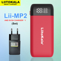 2023 LiitoKala Lii-MP2 18650 21700 Charger&Power Bank QC3.0 Input/Output Digital Display Fast Charging