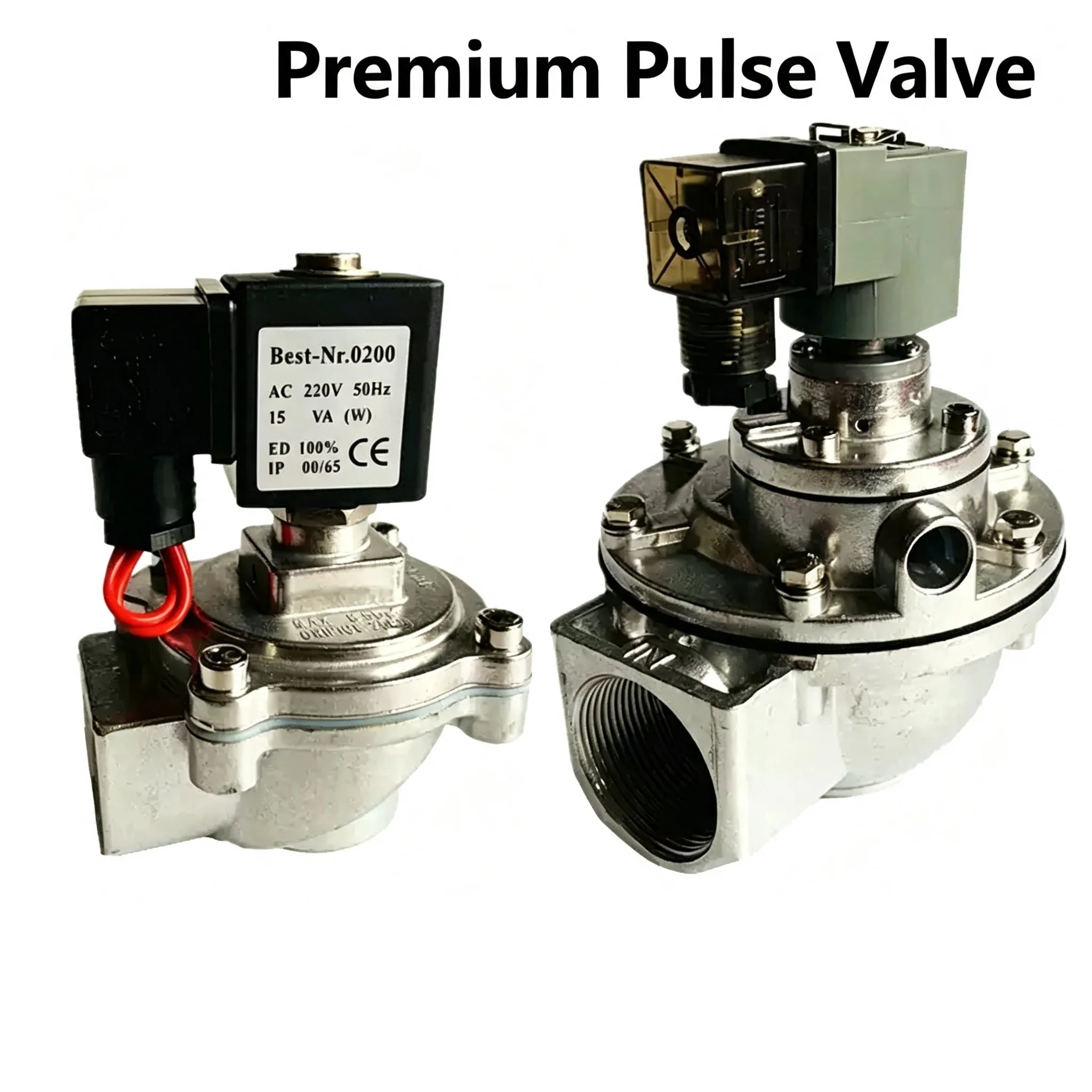 DMF-Z-20S/25/40/50J DC24V Solenoid Valve Pulse Valve 1 Inch Right-Angle Bag Pneumatic Dust Collector