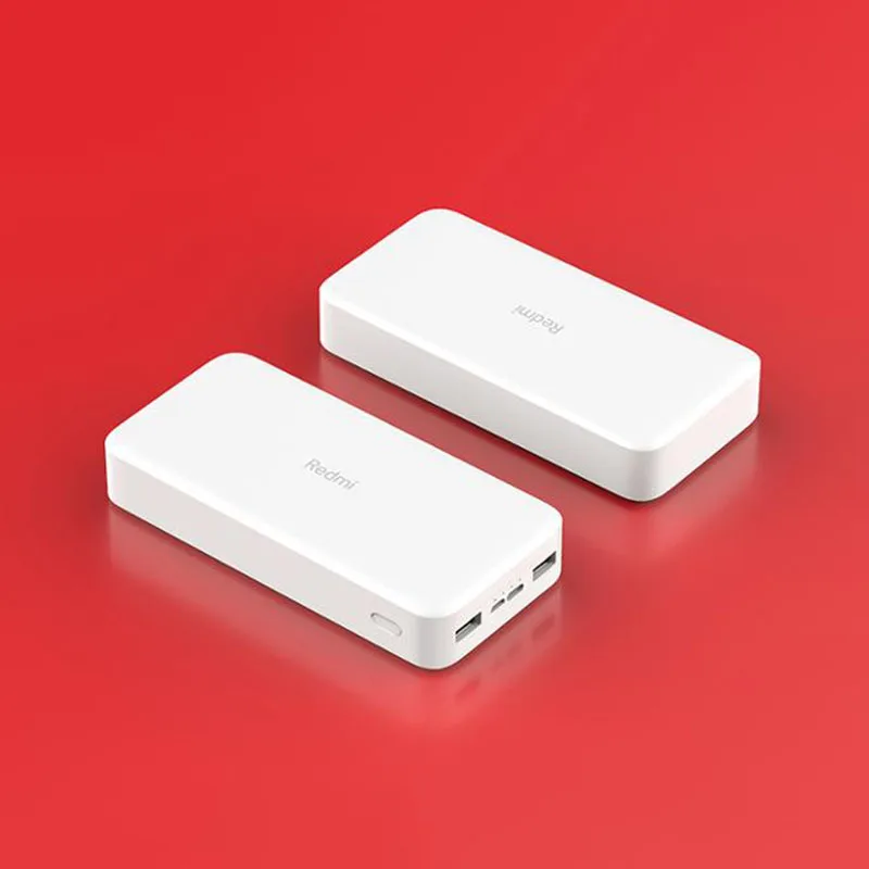 Xiaomi-Redmiポータブル外部バッテリー,10000mAh, 20000mAh,iPhone,Samsung用の急速充電器,USBタイプ,急速充電