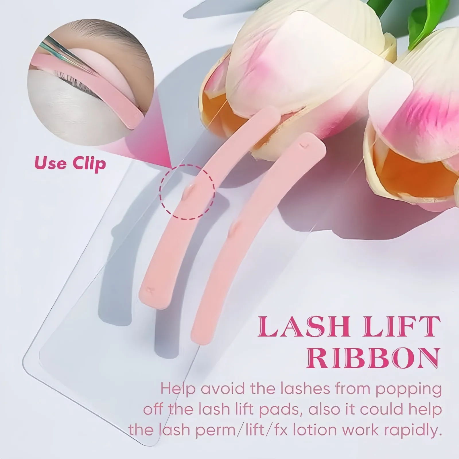 Libeauty 1 زوج قوس قزح بكرة الشعر لاش رفع الشريط قابلة لإعادة الاستخدام لاش بيرم غطاء سيليكون لاش رفع الوسادة لاش العين اكسسوارات الجمال أداة #1