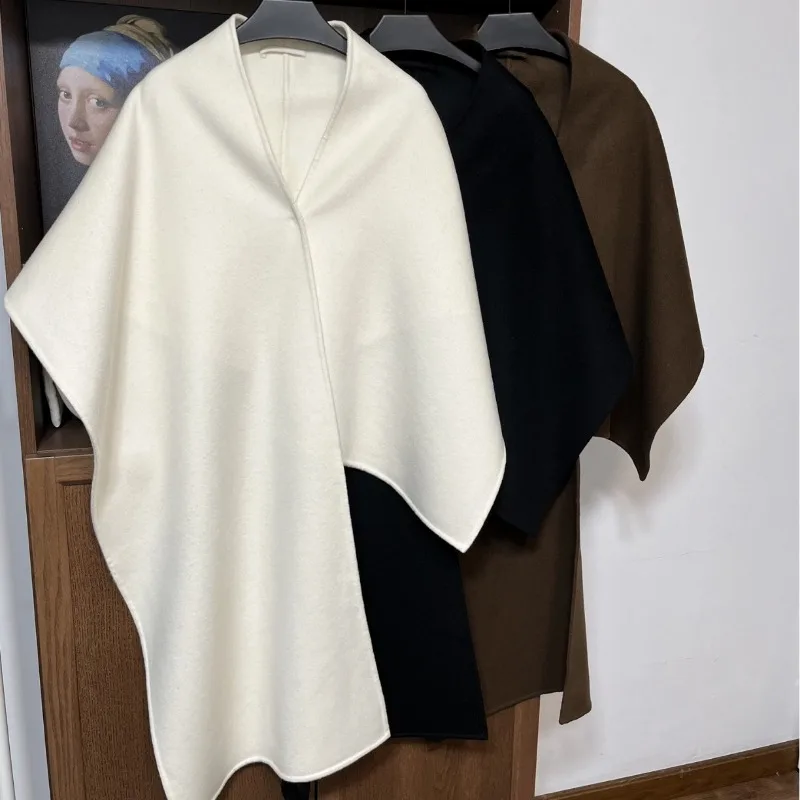 Irregular Design and Elegant Cashmere Shawl