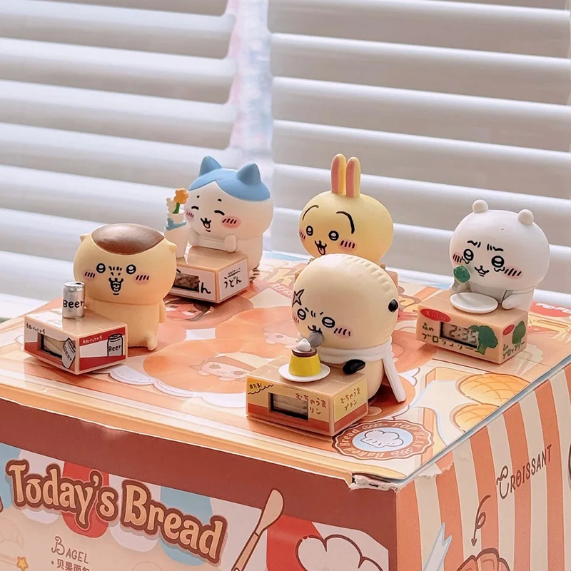 

New 100% Genuine Chiikawa "Let'S Work Hard Together" Series 3 Clock Gacha Blind Box Animate Figure Mystery Box Handmade Gift