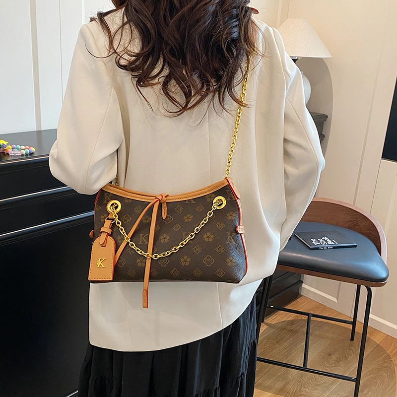 

Popular Classic Elegant Women Leather Crossbody Bag Shoulder Strap Handbags for Ladies High-Quality Luxury Brand Style