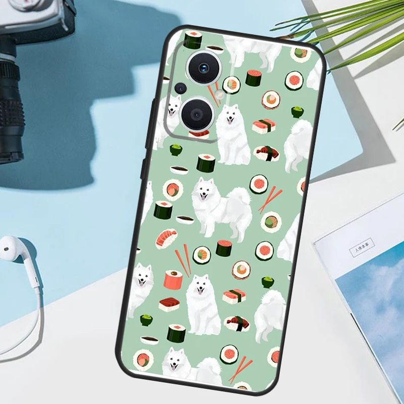 غطاء كلب سبيتز ياباني لهاتف OPPO رينو 14 F 13F 12F 11F 10 11 12 13 Pro 7 8 Lite OPPO Find X9 X5 X6 X8 Pro #4