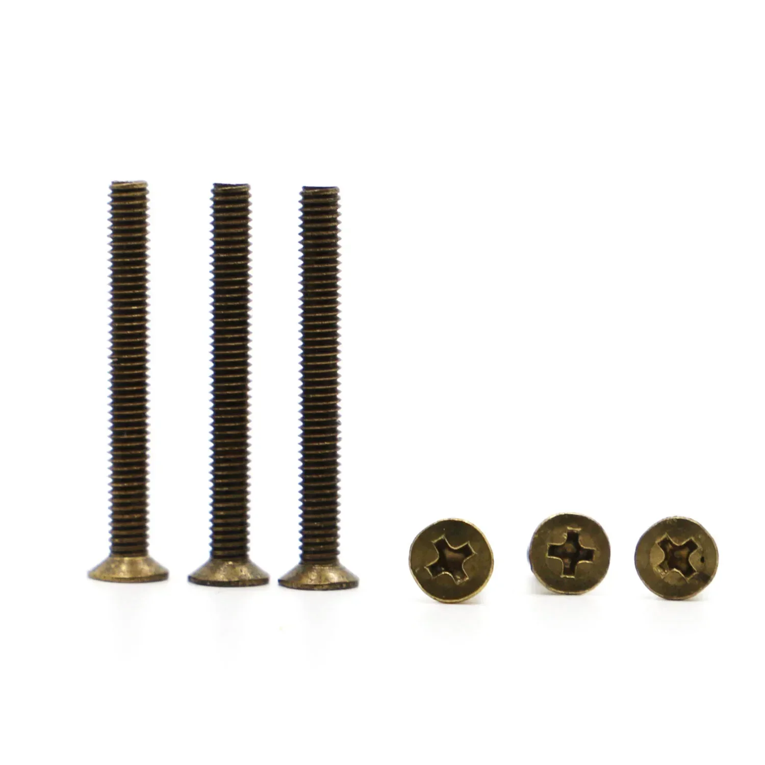 5-50pcs M2 M2.5 M3 M4 M5 M6 Brass GB819 Phillips Flat Head Machine Screw Bolt DIN965