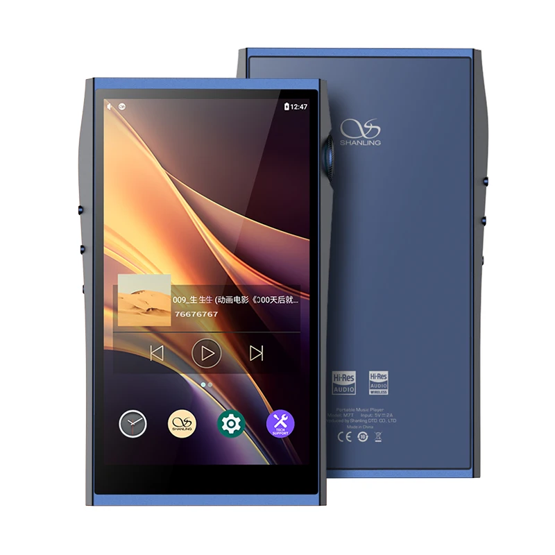 SHANLING M7T Tragbarer Android 13-Player DAC AMP Referenzgeräusch Dual AKM AK4498EX AK4191 Hi-Res Audio Zwei-Wege-Bluetooth LDAC