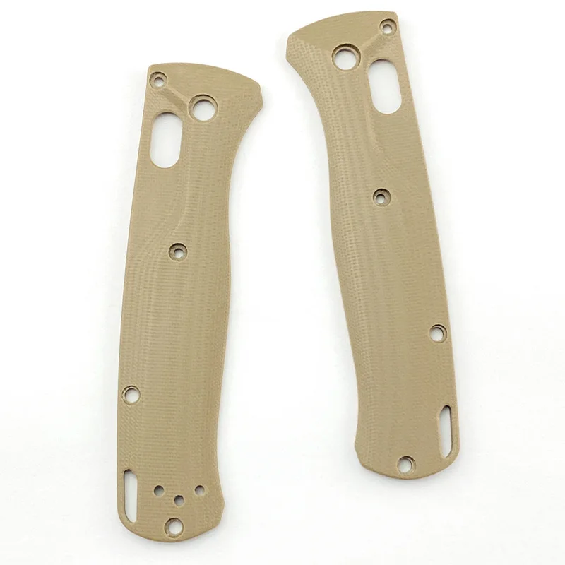 Imagem -03 - Custom Crossfade Knife Escalas Patches para Benchmade Facas Fazendo Acessórios Peças 11 Cores G10 Bugout 535 Par