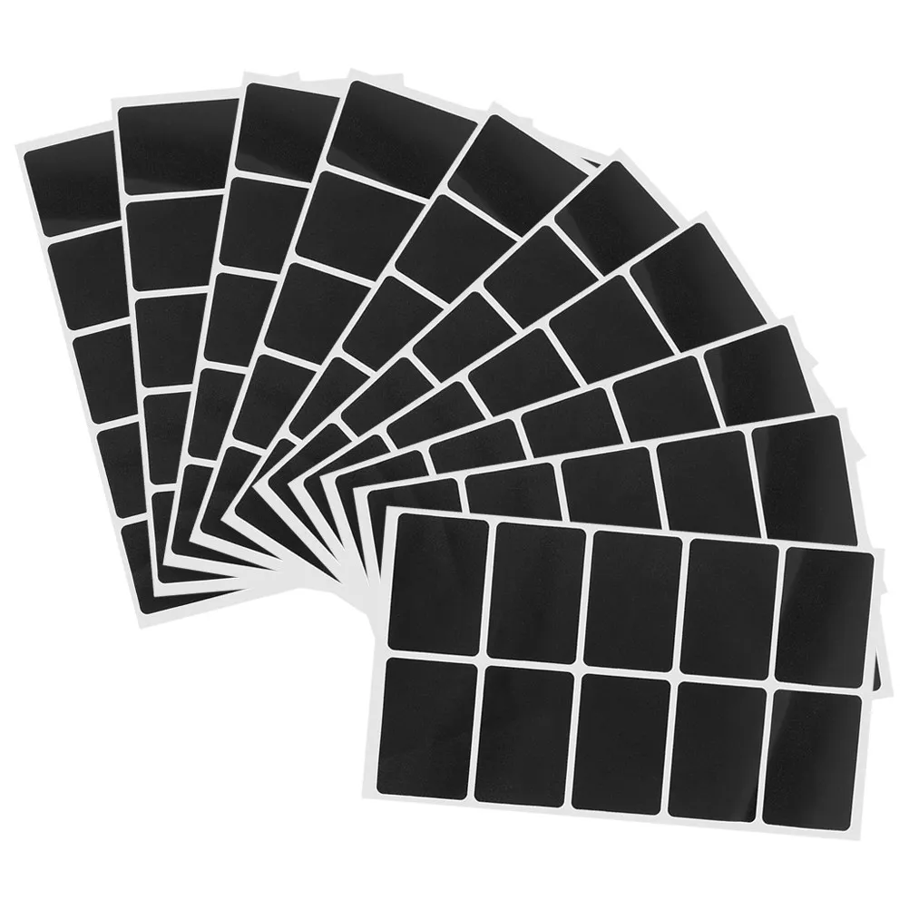

200Pcs Blackboard Stickers Writable Rewritable Chalkboard Labels for Glass Jars Storage Bins Canisters Herb Bottles Wedding