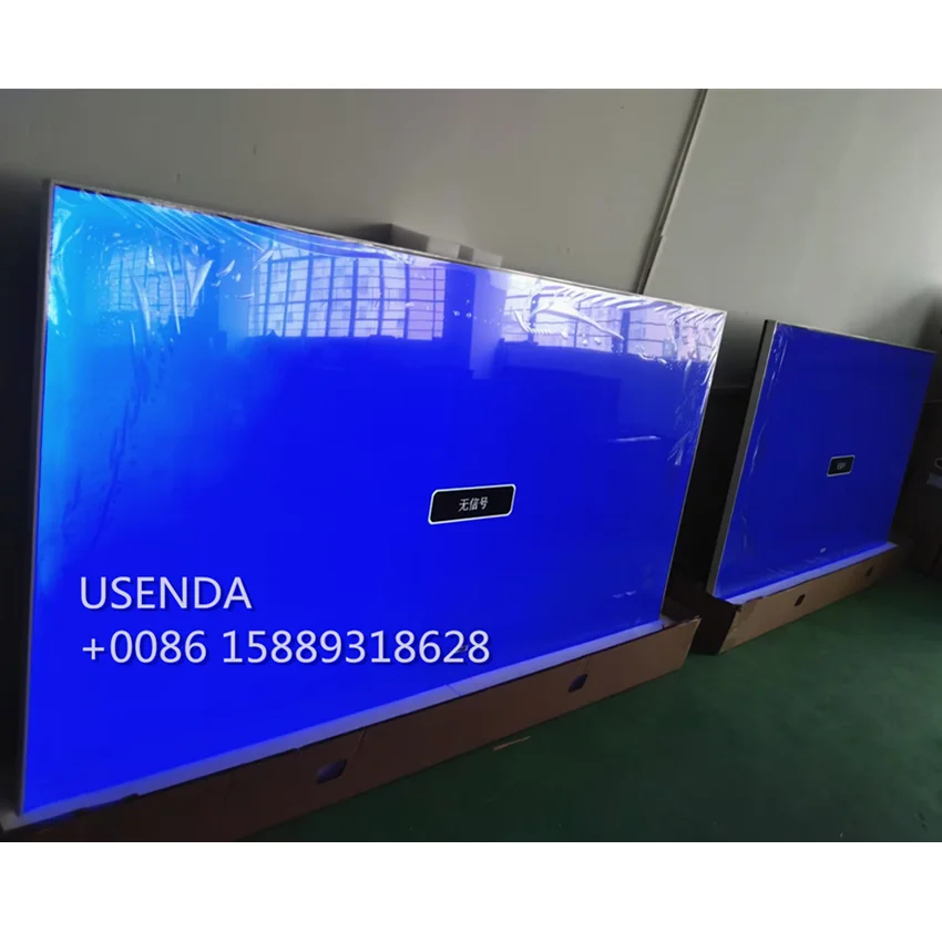 86 Inch super slim bezel Advertising Digital Signage LCD Display 4K Monitor with USB HDMI