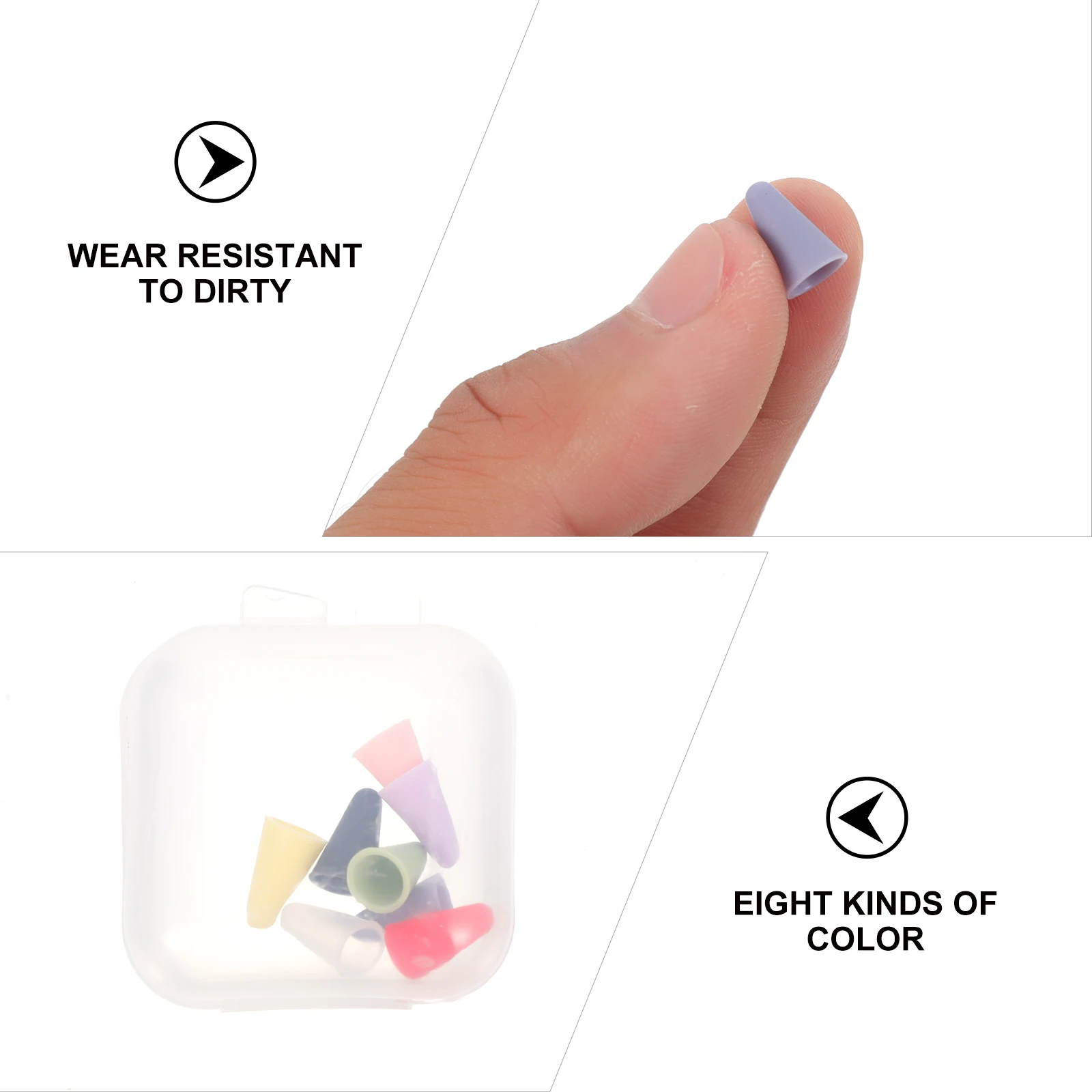 

24 pcs Nips Cover Premium Silicone Protective Cap For Pencil 1 2 Stylus Pen Sleeve Case Non-Slip Grip